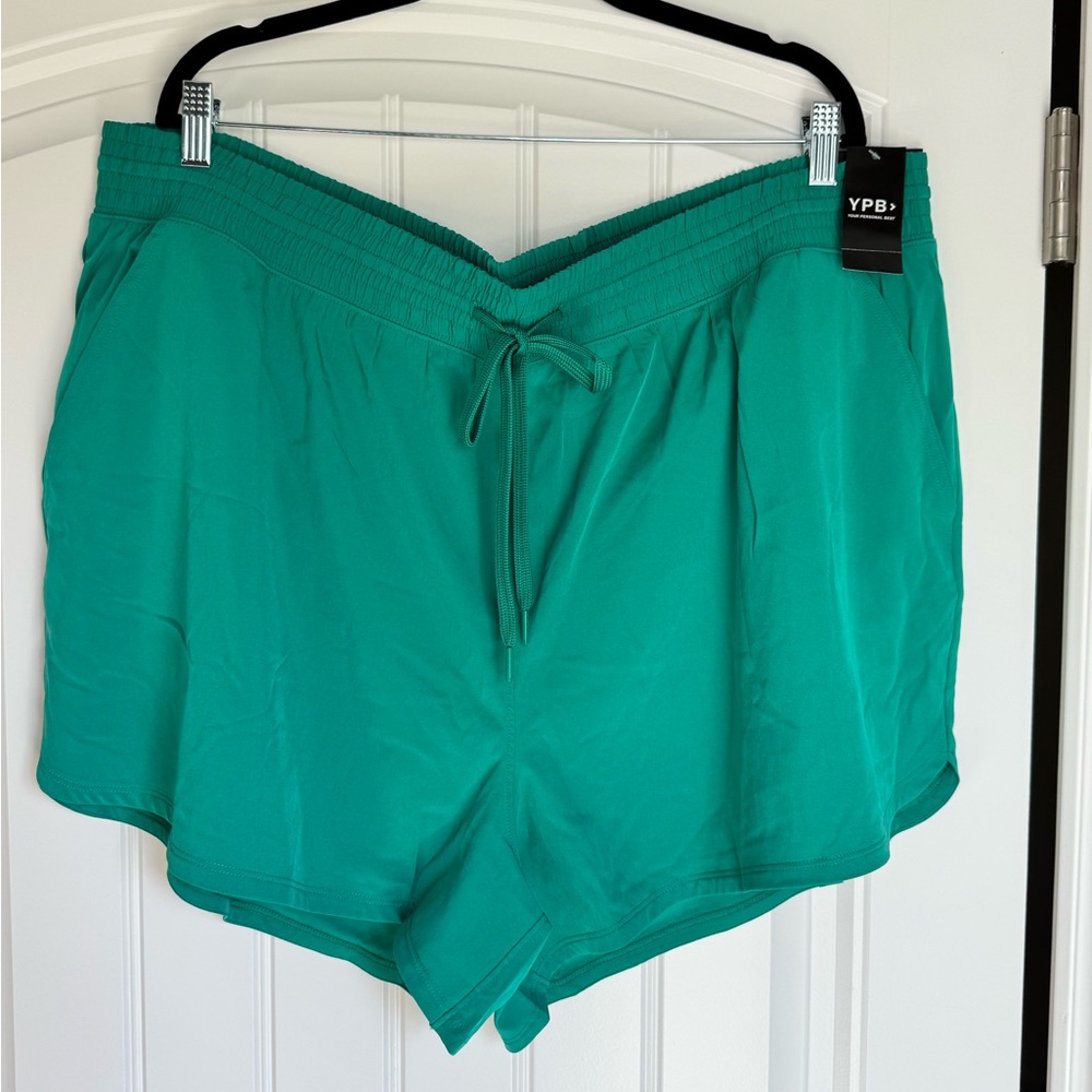 Abercrombie YPB Teal Athletic Shorts for Women
